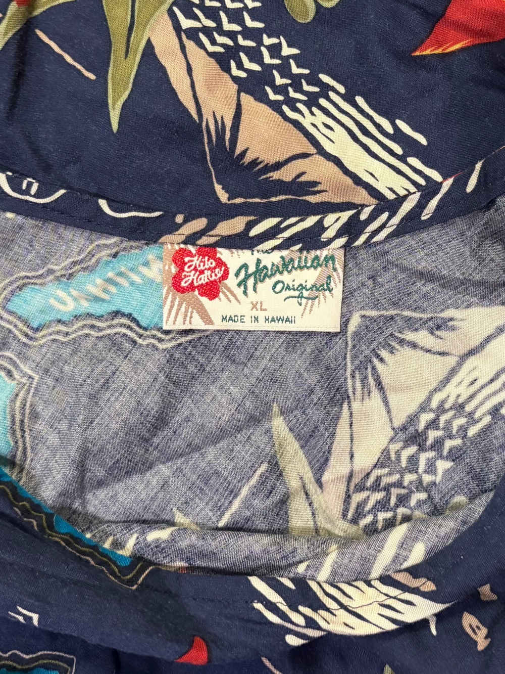 Vintage Hilo Hattie Hawaiian Islands Hibiscus Surf Sleeveless Sundress Size XL - Picture 6 of 6